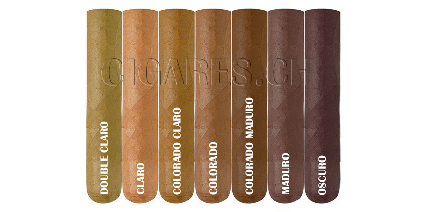 Capes à cigares : couleurs et provenances